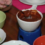 zdjęcie fondue czekoladowego